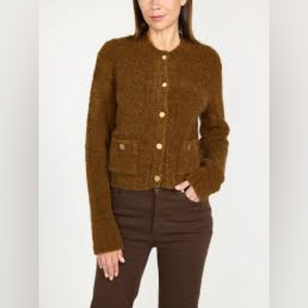 Frame Patch Pocket Cardigan (XS) - Picture 4 of 9